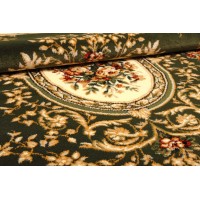 Covor Dreptunghiular - Lotus Oriental - Culoare Verde - 568/310